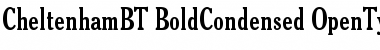 Download Cheltenham Bold Condensed Font