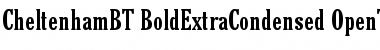 Download Cheltenham Bold Extra Condensed Font