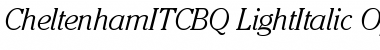 Download Cheltenham ITC BQ Font