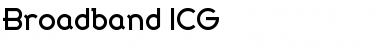 Download Broadband ICG Regular Font
