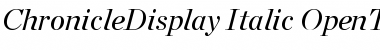 Download Chronicle Display Font