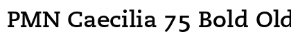 PMN Caecilia 75 Bold Oldstyle Figures Font PMN Caecilia 75 Bold Oldstyle Figures Font Preview