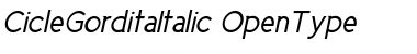 Download Cicle Gordita Italic Font