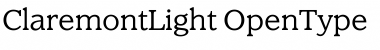 Download ClaremontLight Regular Font