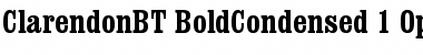 Download Clarendon Bold Condensed Font