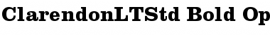 Download Clarendon LT Std Bold Font