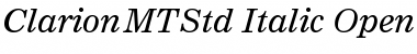 Download Clarion MT Std Font