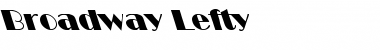 Download Broadway Lefty Regular Font
