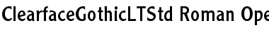 Download Clearface Gothic LT Std Font