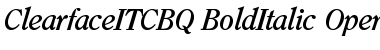Download Clearface ITC BQ Font