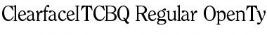 Download Clearface ITC BQ Font
