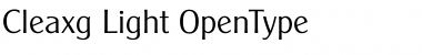 Download Cleaxg Font