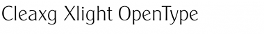 Download Cleaxg Font