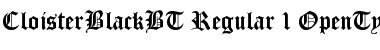 Download Cloister Black Font