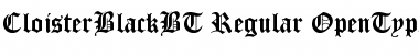 Download Cloister Black Font