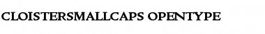 Download Cloister SmallCaps Font