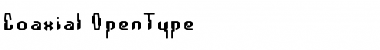 Download Coaxial Font