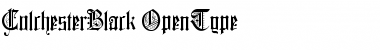 Download ColchesterBlack Font