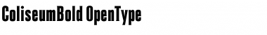 Download ColiseumBold Font