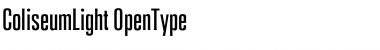 Download ColiseumLight Font