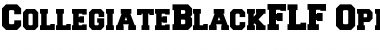 Download CollegiateBlackFLF Font