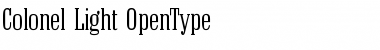 Download Colonel-Light Font