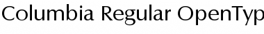 Download Columbia-Regular Font