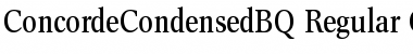 Download ConcordeCondensedBQ Font