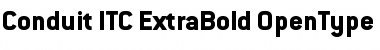 Download Conduit ITC ExtraBold Font