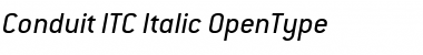 Download Conduit ITC Font