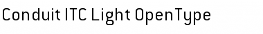 Download Conduit ITC Light Font