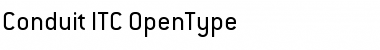 Download Conduit ITC Font