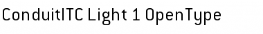 Download ConduitITC Font