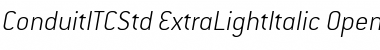 Download ConduitITCStd Font
