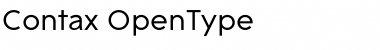 Download Contax Font