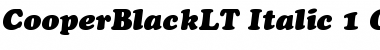 Download Cooper Black LT Font