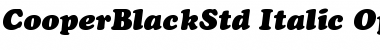 Download Cooper Std Font