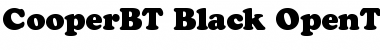 Download Bitstream Cooper Black Font