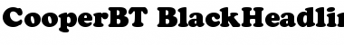 Download Bitstream Cooper Black Headline Font