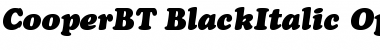 Download Bitstream Cooper Black Italic Font