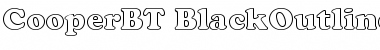 Download Bitstream Cooper Black Outline Font