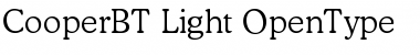 Download Bitstream Cooper Light Font