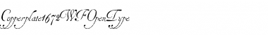 Download Copperplate 1672 WF Font