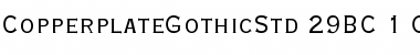 Download Copperplate Gothic Std Font
