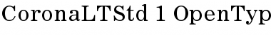 Download Corona LT Std Font