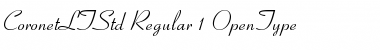 Download Coronet LT Std Font