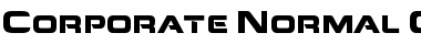 Download Corporate-Normal Font