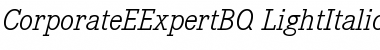 Download Corporate E Expert BQ Font