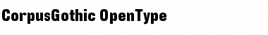 Download CorpusGothic Font