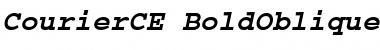 Download Courier CE Bold Oblique Font